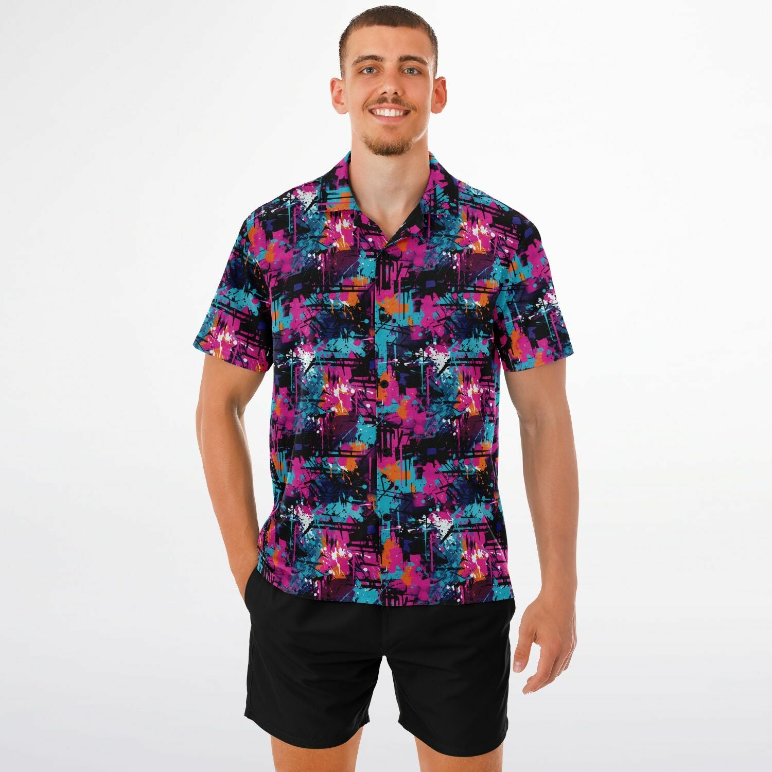 Test Fire Button Down