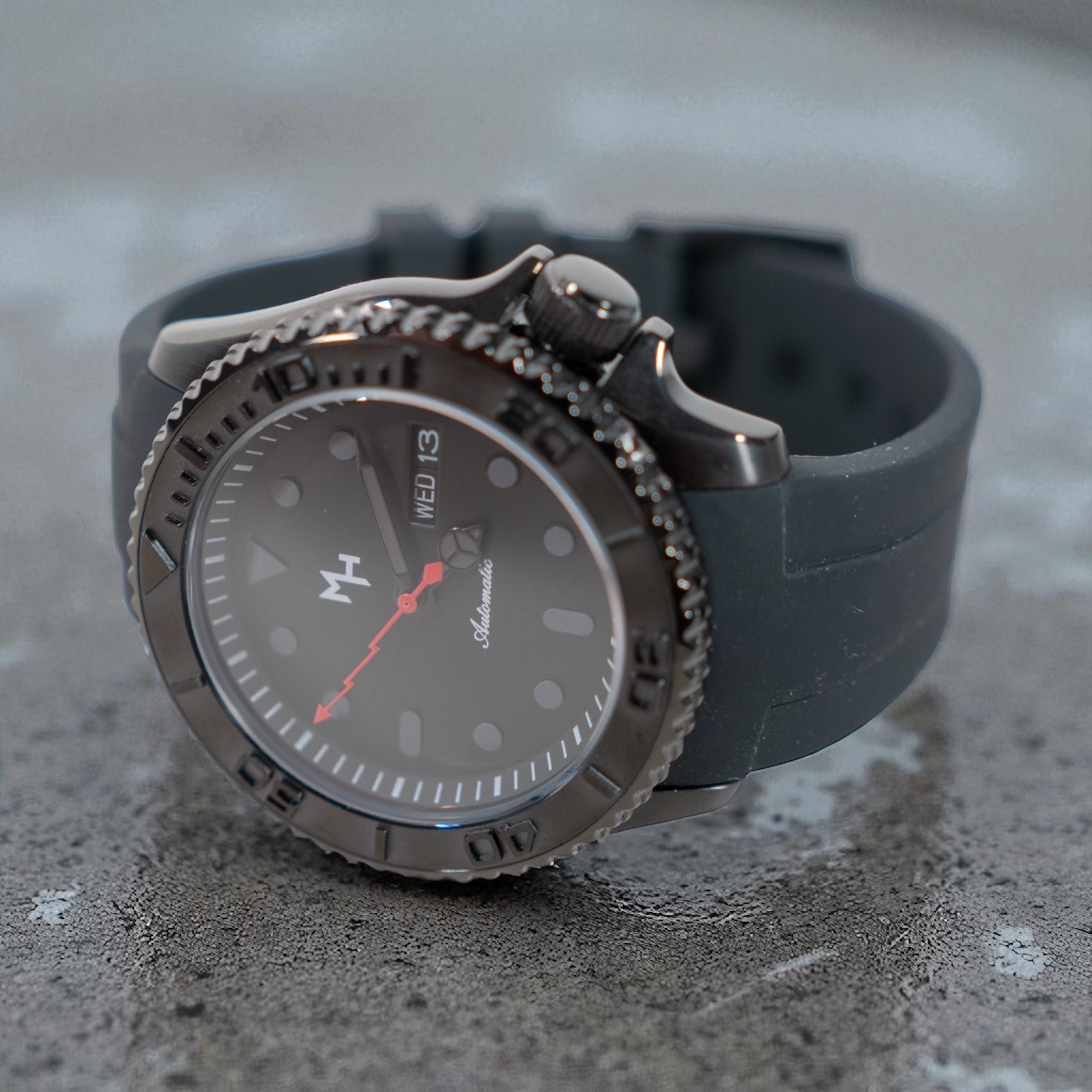 Obsidian Veil - 41mm Automatic Mens Watch