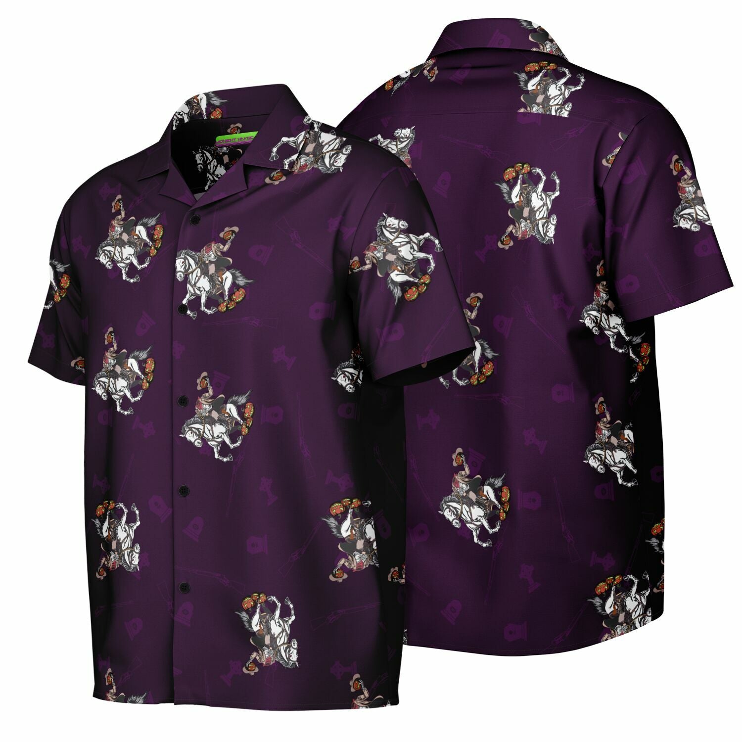 Headless Horseman Button Down Halloween Edition