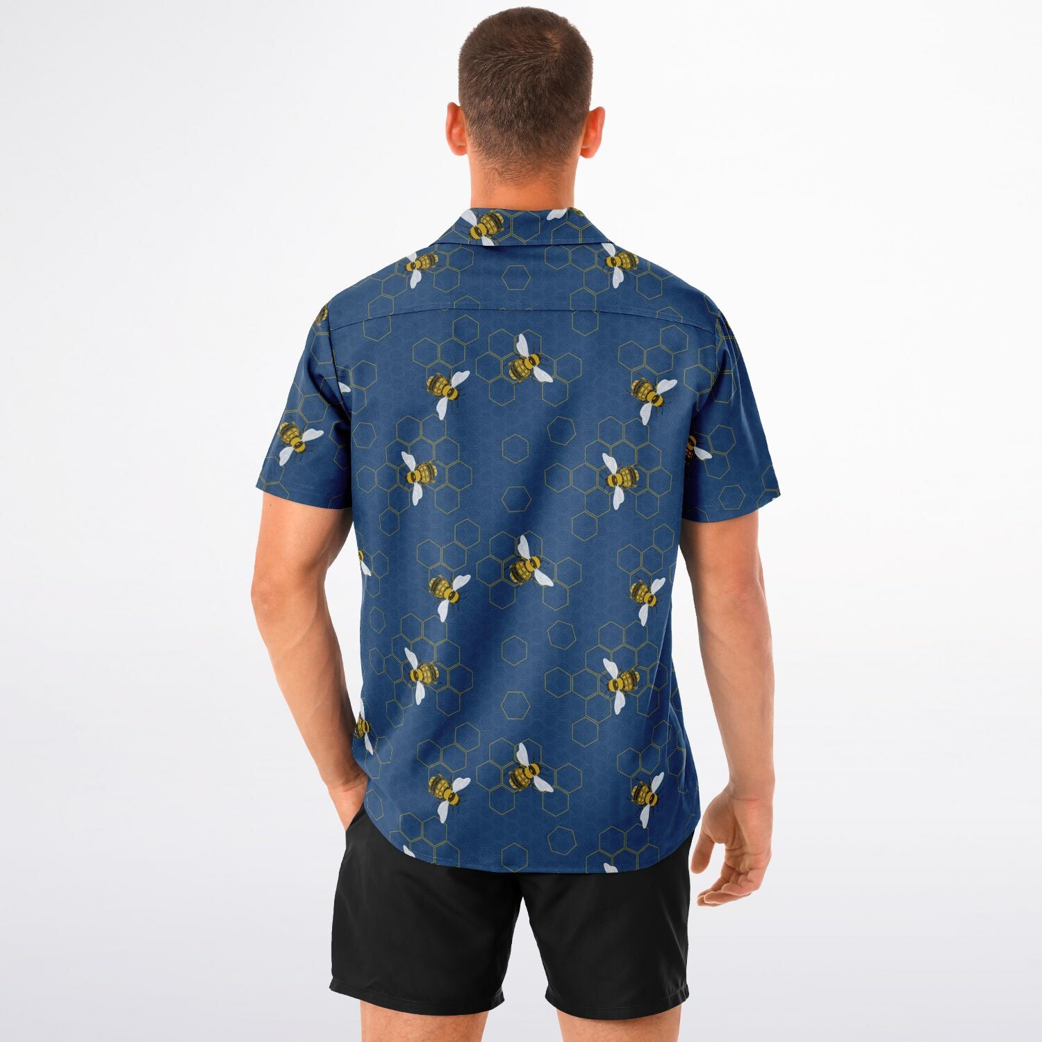 Bomber Bee Button Down